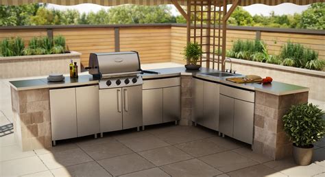 outdoor bbq stainless steel cabinets|outdoor cabinet for grill utensils.